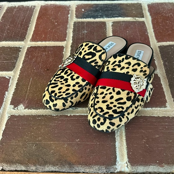 Steve Madden Cheetah Print Mules - Picture 1 of 3